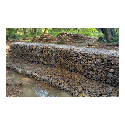 Ανπίνγκ Χονδρικό Ζυγισμένο 4*1*1 M Πράσινο Γκαμπιόν Πετρώμα καλάθι για την προστασία του εδάφους και των βράχων
