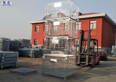 Πτυσσόμενα κλουβιά αποθήκευσης εμπορευματοκιβωτίων καλωδίων αποθήκευσης για την αποθήκη εμπορευμάτων/το εργαστήριο