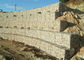 Ο γαλβανισμένος χάλυβας 80x100mm 60x80mm λιθοστρώνει το γεμισμένο διατηρώντας τοίχο καλαθιών Gabions