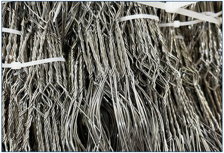 MZP Χαμηλή ορατότητα Σύρμα εμπόδιο 0,5-0,9mm Τανκ άμυνας Δίκτυο 3