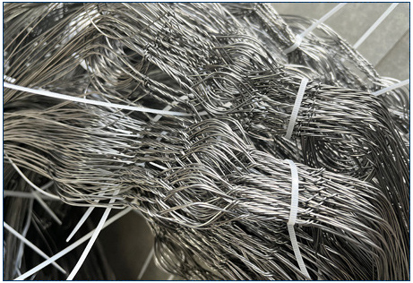 MZP Χαμηλή ορατότητα Σύρμα εμπόδιο 0,5-0,9mm Τανκ άμυνας Δίκτυο 4