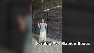Κουτί Gabion με επίστρωση PVC από γαλβανισμένο συρμάτινο πλέγμα