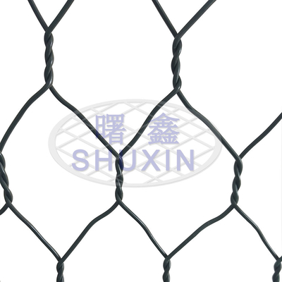 Γαλβανισμένο 2mx1mx0.5m συσσώρευσης Gabion πλέγμα καλωδίων σιδήρου καλαθιών εξαγωνικό