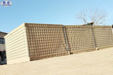 Συγκεντρωμένος Mil 3 εμποδίων Hesco ασφάλειας αμυντικός γεμισμένος άμμος τοίχος εμποδίων