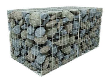 200 X 100 X 50 γαλβανισμένο ενωμένο στενά πέτρινο κλουβί κιβωτίων Gabion για το κυβερνητικό πρόγραμμα