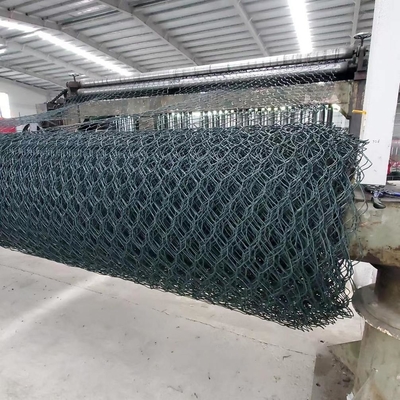 Τοίχος αντιστήριξης καλαθιού Pvc Gabion Protection από βράχους Εξαγωνικός