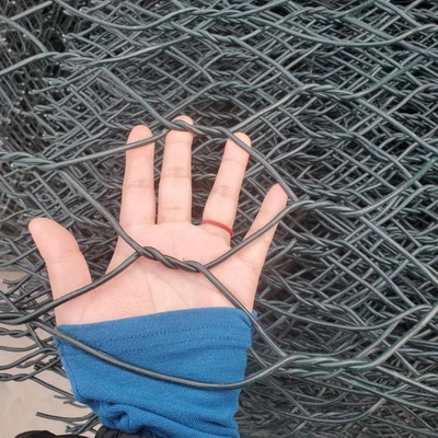 Τοίχος αντιστήριξης καλαθιού Pvc Gabion Protection από βράχους Εξαγωνικός