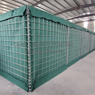 Ασφάλεια Ατσάλι προστασία Διάτρηση Gabion Box Αμυντικό φράγμα Ζυθοποιημένο Gabion Άμμος Γέμισε τοίχος