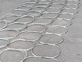 Κρυφή άμυνα Φράχτης Τανκ ίχνη Τραύματα Δίκτυο ασφαλείας Σύνορα Δίκτυο Ρωσία