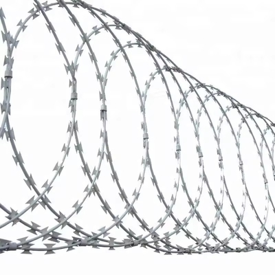 BTO-22 Razor Wire For Explosion Proof Mesh Gabion Containers Anti Impact Hot Dipped Galvanized Defence Barriers (Παράθυρα αντι-επίπτωσης με ζεστό βύθισμα)