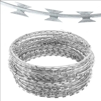 BTO-22 Concertina Wire Ηλεκτρικό Ζυγισμένο Νιγηρία Ραζέρ Μαχαιρωμένο Σύρμα Ραζέρ Σύρμα τιμή ανά ρολό