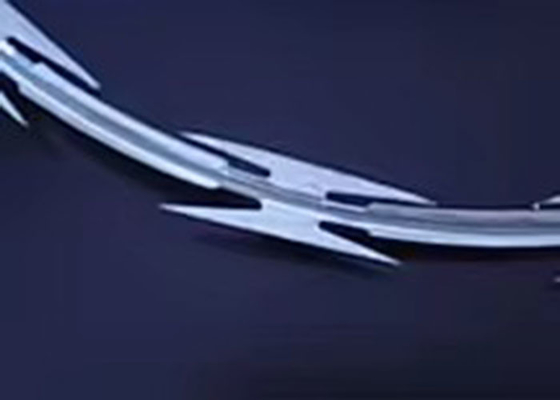 Μοναχικό Coil Concertina ξυράφι συρματόπλεγμα συρματόπλεγμα σκούρο πράσινο από βαμμένο σίδηρο