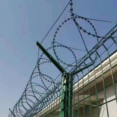 Φαρμακείο CBT-65 Razor Coil Wire Hot Galvanized Low Price PVC Coated Fence Roll