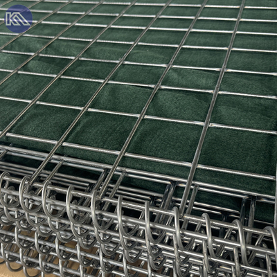 MIL1 1,37m High Galfan Coated welded Gabion Line with Geotextile Military Grade HESCO Flood Barriers στην αγορά των ΗΠΑ