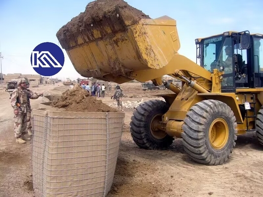 Εκρηκτικό Ασφάλεια Gabion Mesh Box πλωτή περιφέρεια Αμυντικό φράγμα