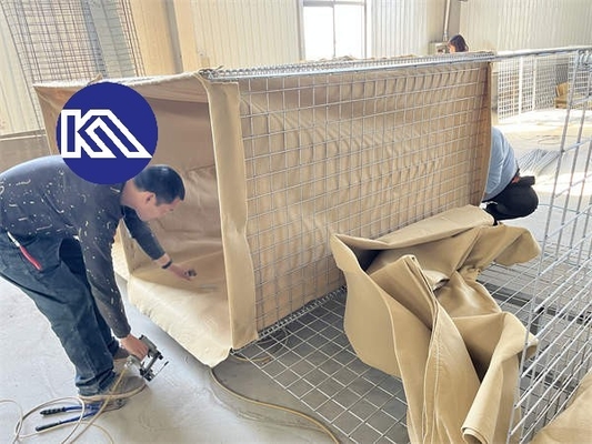 Εκρηκτικό Ασφάλεια Gabion Mesh Box πλωτή περιφέρεια Αμυντικό φράγμα