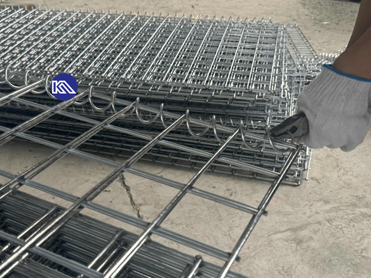 Αντι-διάβρωση βαρύ φορτίο Gabion Barrier Galfan Coating Mi10 Αμυντικό φράγμα για επείγοντα υποστηρικτικό τοίχωμα
