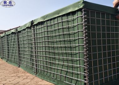 Μιλ 3 4mm 75cmx75cm Hesco καλάθια Στρατιωτικά Hesco εμπόδια Πιστοποίηση ISO