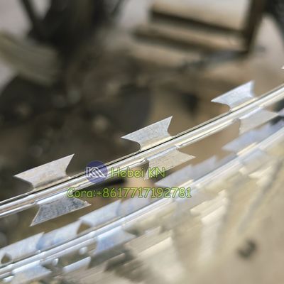 Razor Barbed Wire Concertina Fence used as Border Protection Fence BTO-16