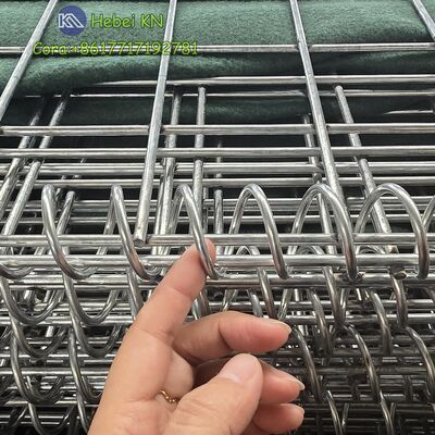 KN Hot Dipped Galvanized Welded Gabion Box With Competitive Hesco Barrier Price