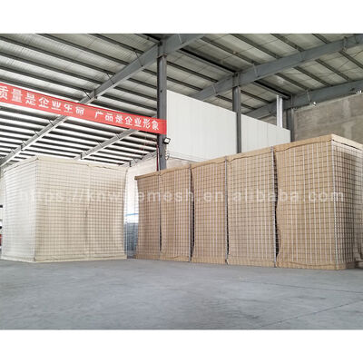 Sand Filled Wall Defensive Wire Mesh Barrier Bastion Galvanized Defensive Barriers Fence For Sale