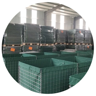 Standard Military Hot Galvanized Defensive Bastion Barriers，Hesco Defensive Sand Wall In Shooting range