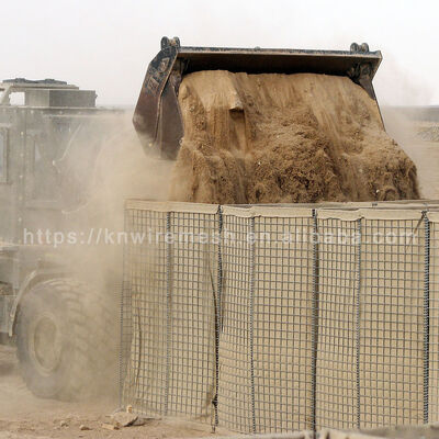 High Safety Galvanized Barrier Sand Bag Gabion Wall Defensive Military Barrier For Sale