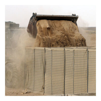Heavy Galvanized Iron Wire Mesh Sand-filling KN-10 Defensive Barriers Retaining Wall Protection