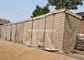 Ενωμένο στενά αμυντικό προμαχώνων εμποδίων πλαίσιο 45.0mm καλώδιο Dia Gabion τοίχων στρατιωτικό