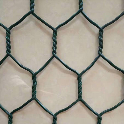 Το πράσινο PVC έντυσε το κιβώτιο 2.7mm Gabion για την ενίσχυση ελέγχου πλημμυρών ποταμών