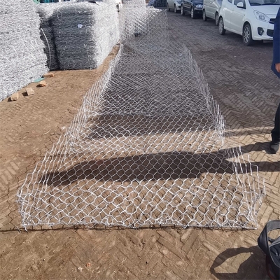 γαλβανισμένα κλουβιά χάλυβα 2.5mm 6*2*0.3m μέγεθος για τη διπλή συστροφή πετρών