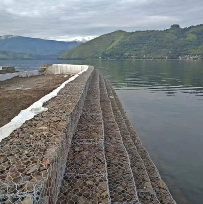Γαλβανισμένη ISO συνήθειας Astm A975 τυποποιημένη καλάθια πιστοποίηση Gabion