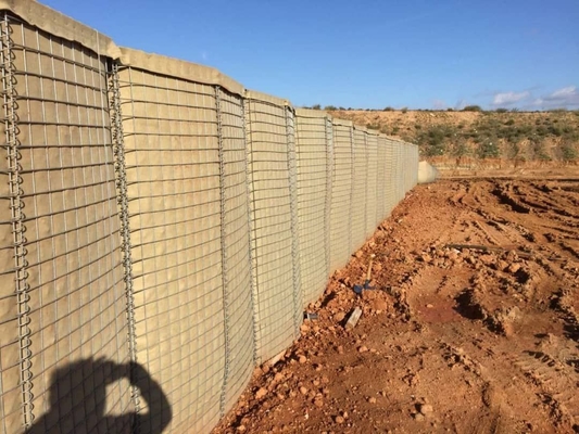 Ποταμός Προστασία Γης Γέμισμα Hesco Bastion Barrier Θερμή εμβάπτιση Γαλβανισμένο σύρμα Gabion