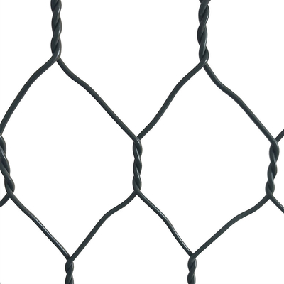 Το εξαγωνικό κιβώτιο 2x1x1 Μ Gabion πλέγματος καλωδίων σιδήρου αποτρέπει το νερό και το χώμα που χάνονται