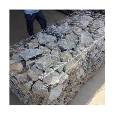 Τα τυποποιημένα καλάθια Gabion ελέγχου διάβρωσης προστασίας ποταμών γαλβάνισαν 2x1x1m