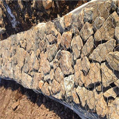 8cm X 10cm πλέγμα που χωρίζει κατά διαστήματα το γαλβανισμένο καλάθι gabion/το καλάθι βράχου PVC Gabion
