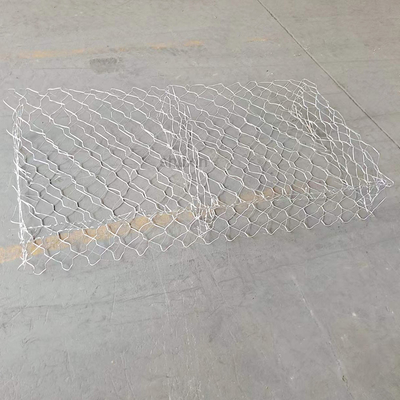 Ντυμένος Galfan διατηρώντας τοίχος 8x10cm καλαθιών Gabion πέτρινο κλουβί τρυπών πλέγματος