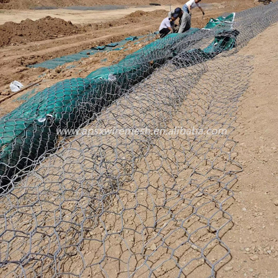 Υψηλό ψευδάργυρου επιστρώματος Gabion στρώμα 2.2mm Reno κιβωτίων αντιοξειδωτικό αντι διαβρωτικό Dia