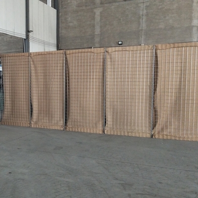 3.7mm Gabion Hesco Mil 7 στρατιωτικός τοίχος άμμου για την παράκτια διάβρωση