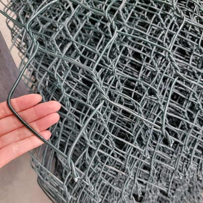Καλάθια 4x1x1 Meter Pvc Gabion Βαρύ γαλβανισμένο συρμάτινο πλέγμα