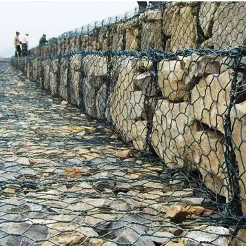 Seawall Coast Defense Gabions Cages Παραλία αντιστήριξης τοίχου κατά της διάβρωσης