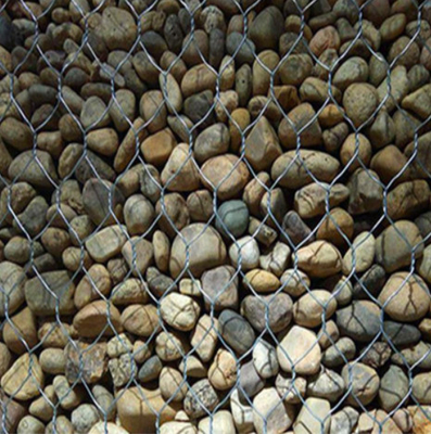 2 X 1 X 1m Εξαγωνικό Καλάθι Gabion Σιδερένιο Πλέγμα για Κλουβιά