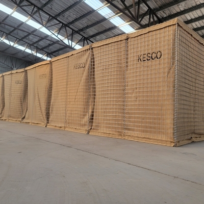 Γεμάτη άμμο Gabion Hesco Blast Wall Containment Military Barrier Blast Wall