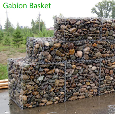 Τοίχος Gabion διατηρώντας τοίχων πλέγματος καλωδίων αντιδιαβρωτικού για την προστασία πλημμυρών 2 X 1 X 0.5M