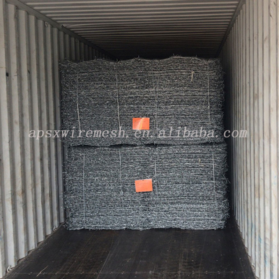 Πέτρινα κλουβιά 8x10cm τοίχων Gabion διατηρώντας τοίχων βράχου καλαθιών Gabion προγράμματος νερού τρύπα