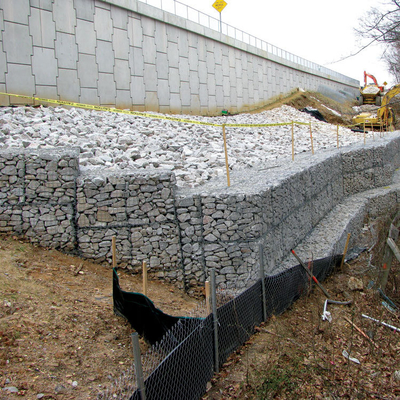 En10223-3 τυποποιημένος Gabion καυτός κλουβιών καλαθιών πλέγματος της Ευρώπης που βυθίζεται γαλβανισμένος