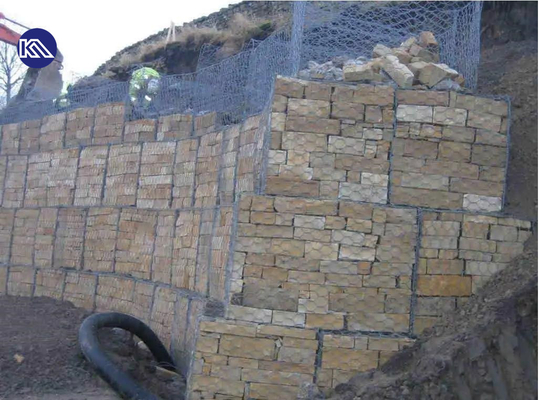 εξαγωνικά υφαμένα πλέγμα καλάθια Gabion καλωδίων 3.3mm για την προστασία τράπεζας