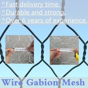 100mm X 120mm Wire Mesh Gabion Box Εύκολο μεγέθος 2m X 1m X 1m Για διατήρηση του εδάφους