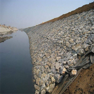 5mm Έλεγχος διάβρωσης Gabion καλάθια 2mx1mx1m Αντίσταση στη διάβρωση