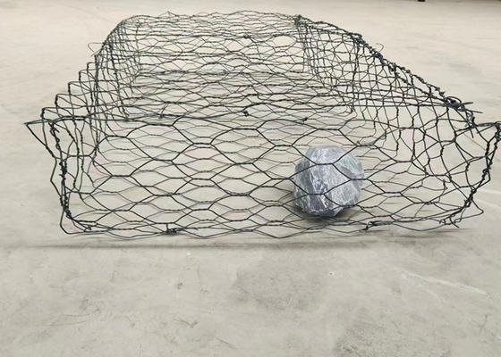 Υποστήριξη κλίσης 2m X 1m X 1m Custom Gabion Basket 6x8cm Mesh Hole